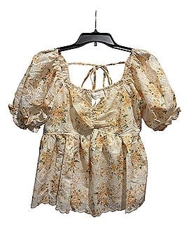 In February Short Sleeve Blouse (view 1)