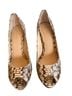 Coach 100% Leather Animal Print Multi Color Heels Size 8 - photo 1