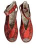 FLY London Snake Print Red Wedges Size EU 41 - photo 1