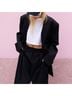 Zara Solid Black Dress Pants Size XS - photo 16