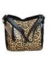Montana West Black Brown Leather Hobo One size - photo 1