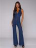 REVICE Chevron-herringbone Blue Jumpsuit Size XS - photo 5