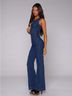 REVICE Chevron-herringbone Blue Jumpsuit Size XS - photo 9