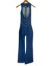 REVICE Chevron-herringbone Blue Jumpsuit Size XS - photo 8