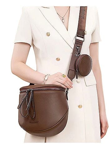 Montana West Leather Bucket Bag (view 2)