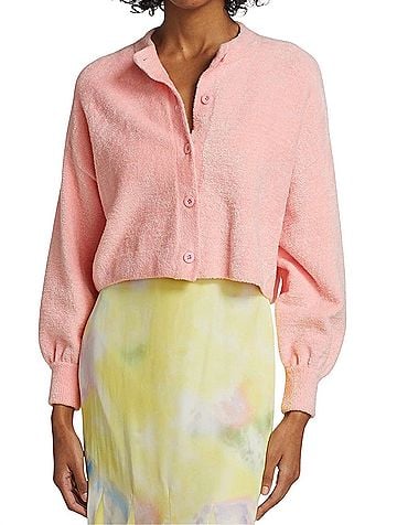 Alice + Olivia Sylvie Fuzzy Cardigan Cardigan (view 1)