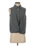 Halston 100% Polyester Gray Halston Sleeveless Blouse Size S - photo 1