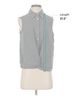 Halston 100% Polyester Gray Halston Sleeveless Blouse Size S - photo 5