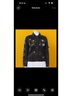 Marc Jacobs 100% Cotton Animal Print Color Block Graphic Black Blue Red Denim Jacket Size S - photo 13