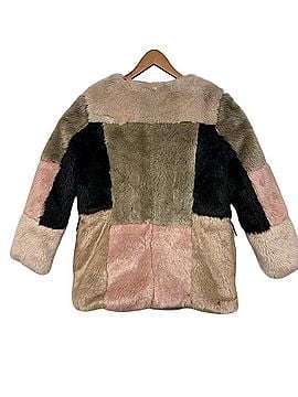 WD.NY Faux Fur Glam Teddy Jacket Jacket (view 2)