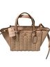 Coach 100% Leather Floral Ivory Leather Satchel One size - photo 1