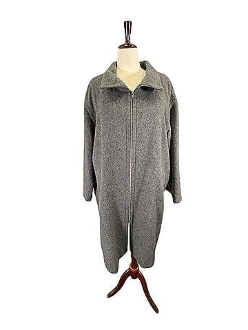 Eileen Fisher Royal Alpaca Coat (view 2)
