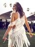 H&M Marled White Vest One size - photo 3
