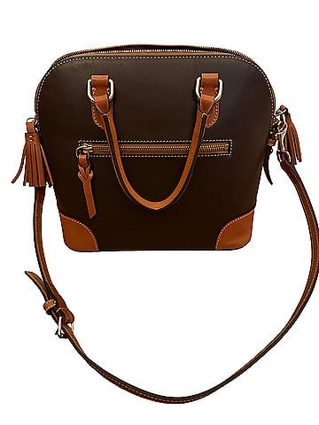 Dooney & Bourke Leather Satchel (view 2)