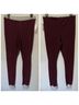 BP. Burgundy Gray Leggings Size M - photo 3