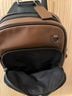 Coach Brown Black Leather Backpack One size - photo 5