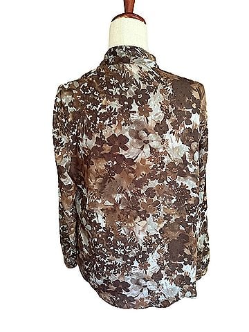 Coldwater Creek cold water creek fall line Long Sleeve Blouse (view 2)