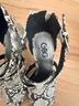 Guess Animal Print Black White Heels Size 6 1/2 - photo 3