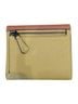 Coach 100% Leather Brown Yellow Leather Wallet One size - photo 2