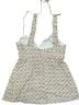 Trina Turk Floral White Brown Sleeveless Blouse Size 6 - photo 2