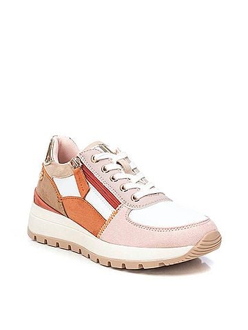 XTI Women's Casual Sneakers With Side Zipper (view 2)