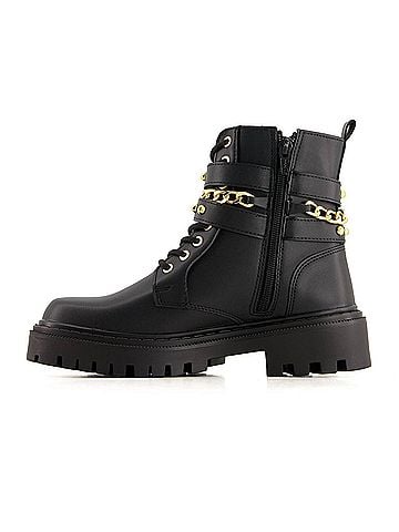 Andrea Women's Chain Biker Boots (view 2)