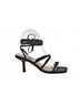 exe Black Women's Cindy 672 Low Heel Strap Sandal Size EU 36 - photo 1