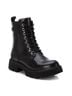 XTI Black Women's Combat Booties Size 5 1/2 - photo 2