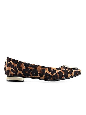 Andrea Women's Dama Animal Print Ballet Flats (view 1)