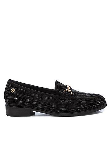 XTI Women's Decorative Crystals Moccasins (view 1)