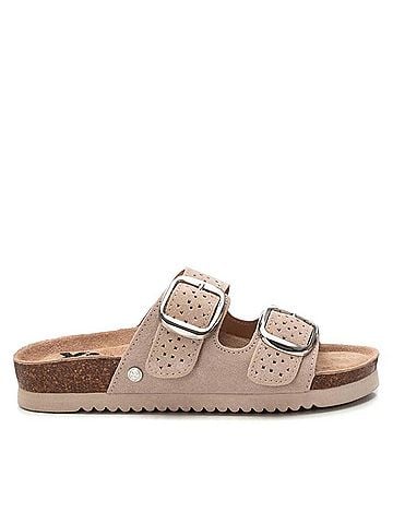 XTI Women's Double Buckle Slide Sandals (view 1)