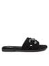 XTI Black Women's Flat Sandals Size 8 - photo 1