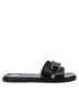 XTI Black Women's Flat Sandals Size 7 - photo 1