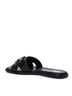 XTI Black Women's Flat Sandals Size 7 - photo 3