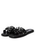 XTI Black Women's Flat Sandals Size 7 - photo 4