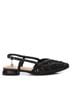 XTI Black Women's Flat Shoes Size 6 - photo 1