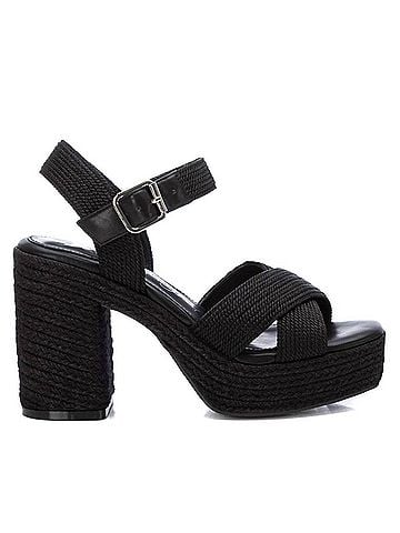XTI Women's Heeled Jute Sandals (view 1)