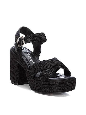 XTI Women's Heeled Jute Sandals (view 2)