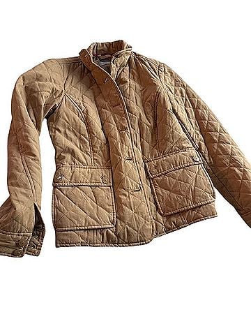 Liz Claiborne Quilted Barn Coat Jacket (view 2)