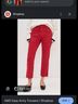 AMO Red Casual Pants Size 23 - photo 10