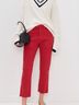 AMO Red Casual Pants Size 23 - photo 7