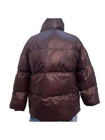 Nap Oversized Funnel Neck Puffer Jacket Coat Jacket (view 2)