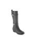 Andrea Black Women's Leather Tall Riding Boots Size 5 - photo 3