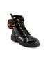 Andrea Black Women's Patent With Bag Boots Size 5 - photo 3