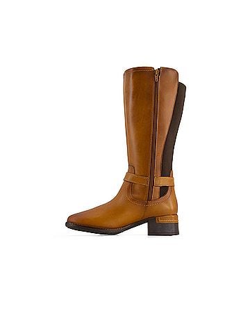Andrea Women's Real Leather Tall Riding Boots (view 2)