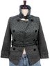 Giacca Houndstooth Black White Coat Size XS - photo 1