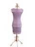Connected Apparel 100% Polyester Purple Cocktail Dress Size 10 - photo 2