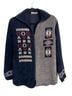 Chico's Aztec Or Tribal Print Multi Color Black Red Cardigan Size L - photo 1