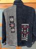 Chico's Aztec Or Tribal Print Multi Color Black Red Cardigan Size L - photo 4