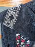 Chico's Aztec Or Tribal Print Multi Color Black Red Cardigan Size L - photo 6